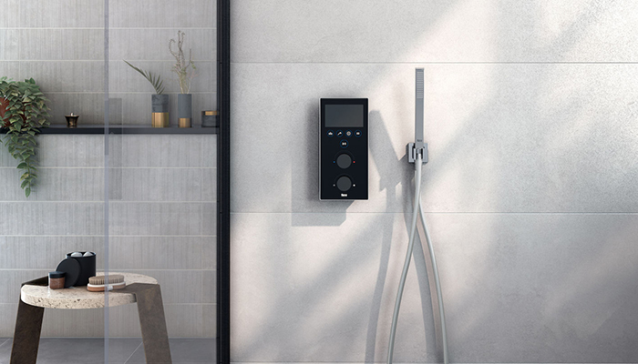 The Roca Smart Shower allows up to 3 users to pre-set their desired settings, and can be installed with 2 or 3 outlets