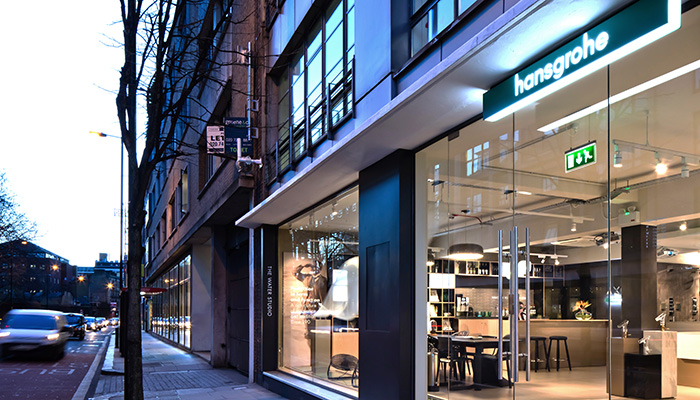 The Water Studio, Hansgrohe’s showroom in Clerkenwell, London, was refurbished earlier this year