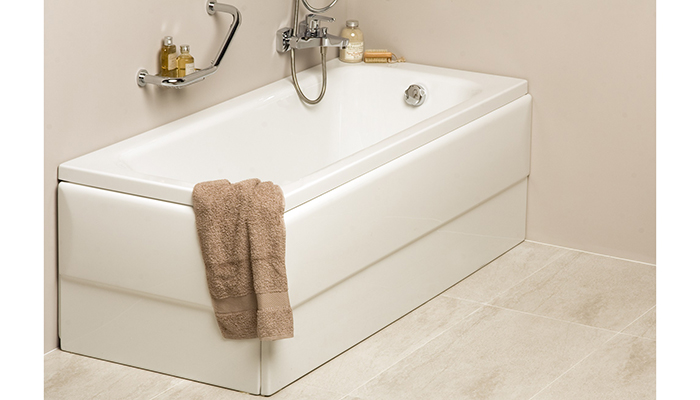 VitrA’s Balance bath has a shallow depth with a 45° recline – the standard is 33°