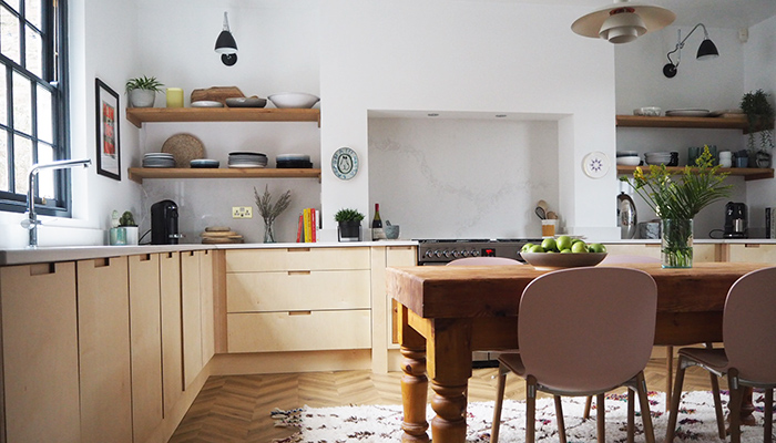 Journalist and influencer Lisa Dawson's recently refurbished kitchen