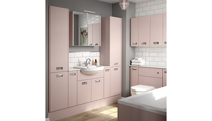 Utopia Bella furniture, shown here in Blush, helps introduce a clean, uniform look while helping to keep the environment completely clutter free