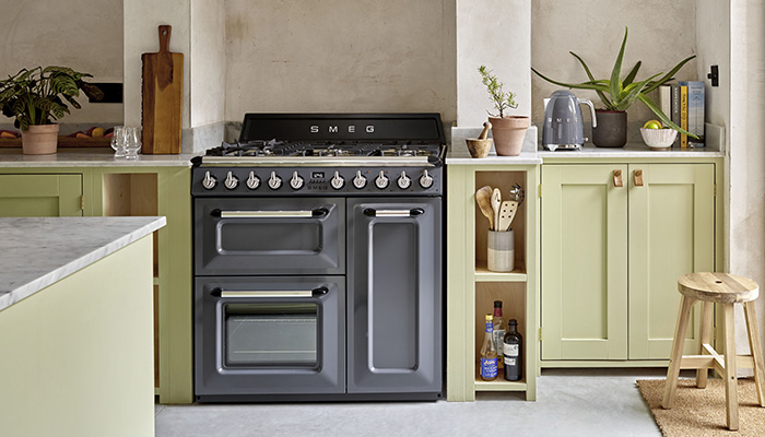 Smeg has expanded its Victoria cooker collection with the launch of 90cm and 100cm models in its bestselling Slate Grey
