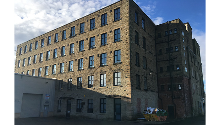 Westin’s HQ, warehouse and factory: two years ago, the company tripled the size of its premises in the former textile mill to 77,000sq ft