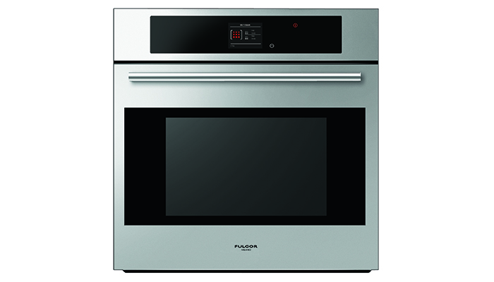 “We are seeing a trend for larger cavity built-in ovens,” says Jacobs of the 30” model by Fulgor Milano