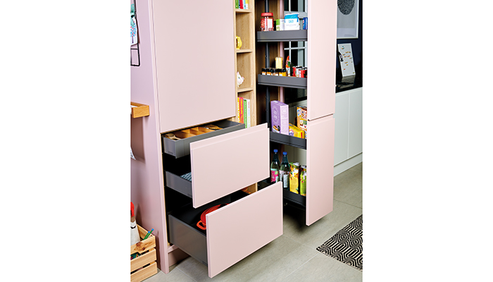 PWS kitchens are offered with a broad selection of storage options