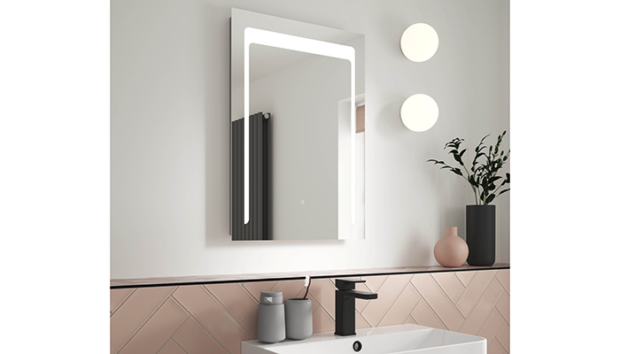 The new range of contemporary-style LED illuminated mirrors from Nuie Bathrooms are splash resistant and have de-mister pads to ensure they remain condensation free