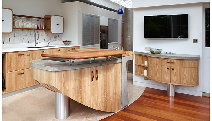 The multigenerational kitchen designed by Johnny Grey