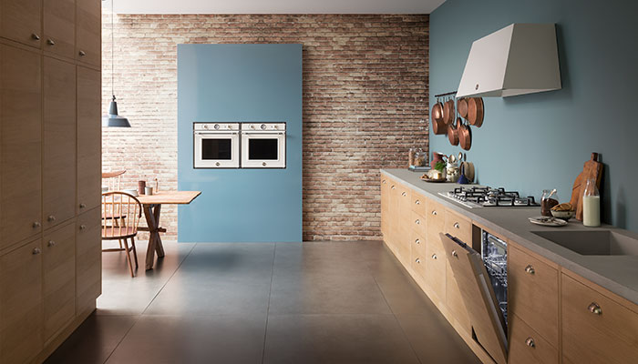 Bertazzoni's Heritage series contrasts with the rest of the setting
