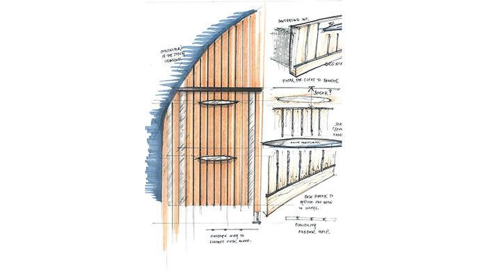 Drawings for the new Garden Kitchen