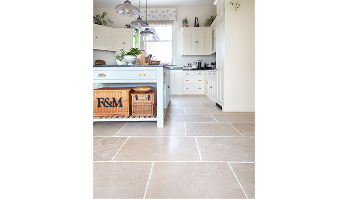 Allier Rustique French limestone floor tiles