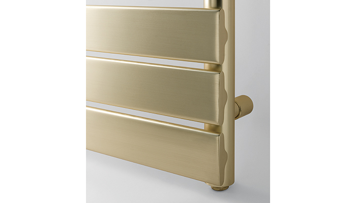 HIX brushed brass radiator