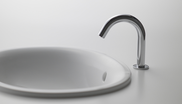 Toto's autofaucet for touch-free hygiene in the bathroom