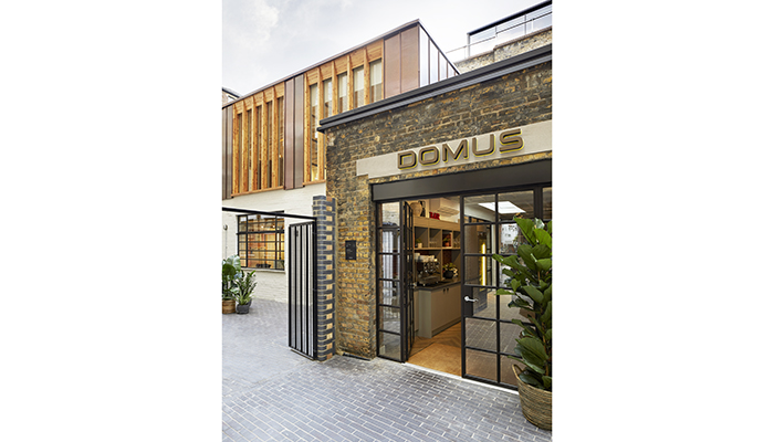 The new Domus showroom in the heart of Clerkenwell, London