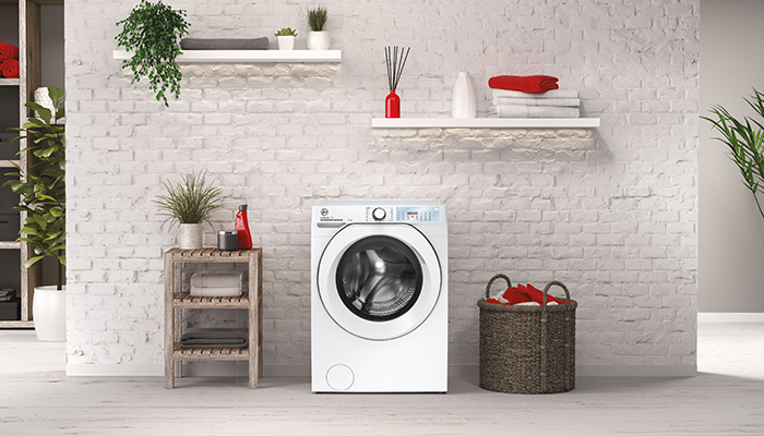 This 14kg H-Wash smart washing machine from Hoover has WiFi and Bluetooth connectivity – rated A for energy efficiency, it also has an Eco-Power Inverter motor, designed to protect clothes