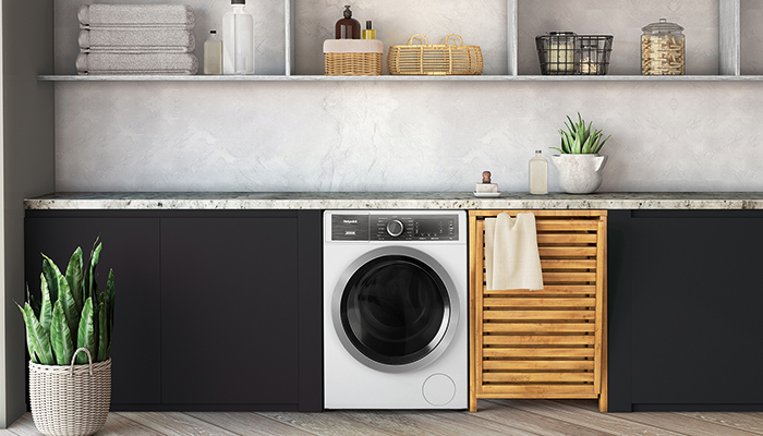 Hotpoint's 9kg H8 W946WB UK uses GentlePower technology to reduce the water and energy required while the Auto Dose system dispenses the optimal amount of detergent per load. It also has an Antimicrobic door seal which Hotpoint says reduces up to 99% of bacteria