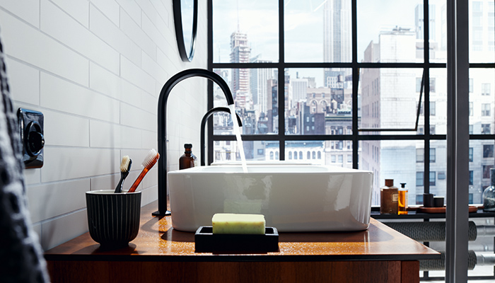 Axor One basin mixers by Barber Osgerby