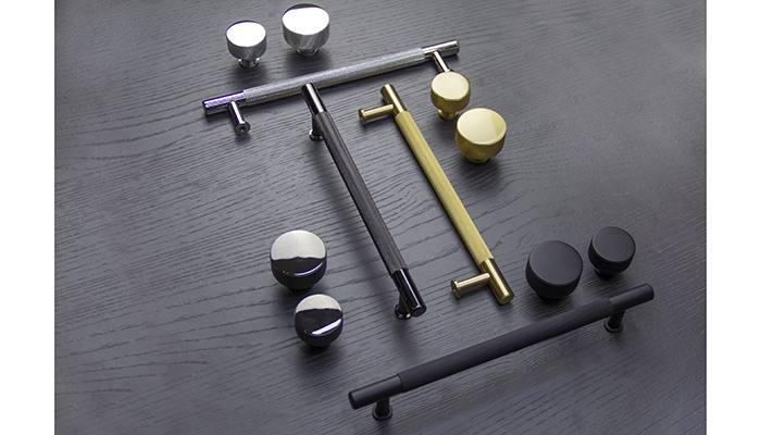 From Masterclass Kitchens’ collection of 30 new handle options, including knurled options