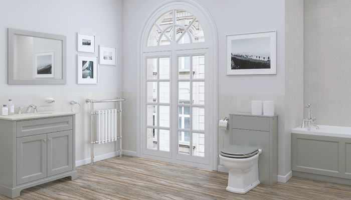 A modern take on a design classic, RAK-Washington furniture from RAK Ceramics adds an elegant feel to any bathroom