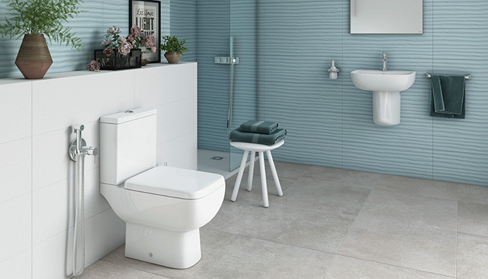 RAK-Sanit – an anti-bacterial coating applied to sanitaryware fittings, floors and surfaces from RAK Ceramics – is a special glaze, applied during manufacture, which guarantees built-in protection throughout the entire expected product lifetime, reducing or eliminating the quantity of bacteria by up to 99.99%