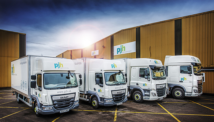 The PJH 2022 delivery fleet