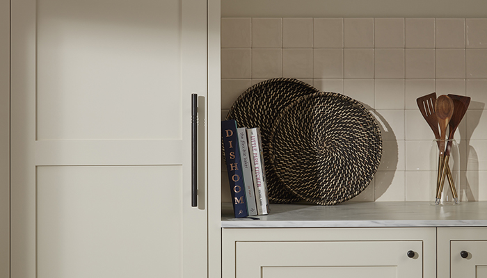 The new Racing Series Legacy cabinet handle with its distinctive indented stripes