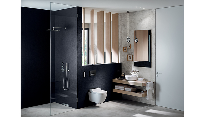 The Geberit VariForm Washbasin with AquaClean Tuma Comfort