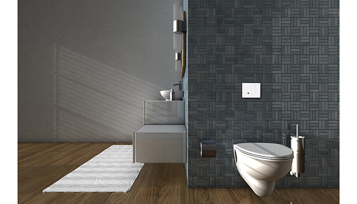 SIAMP offers a choice of slim, tall- or low-height wall-hung WC frames to suit individual requirements