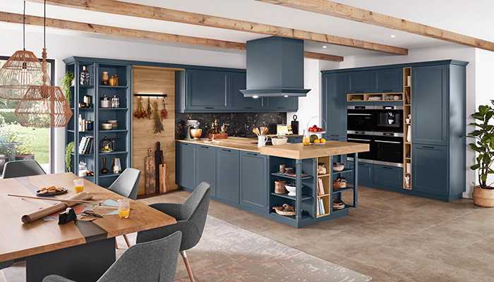This Nordic-inspired Fjord Blue finish is a new addition to the traditional Cascada range