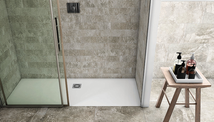 The RAK Ceramics ‘Feeling’ shower tray is an ideal choice for a family bathroom with level access, with elegant and contemporary lines, the tray is made of RAKSOLID, a durable mix of natural minerals and resins with an anti-slip matte finish