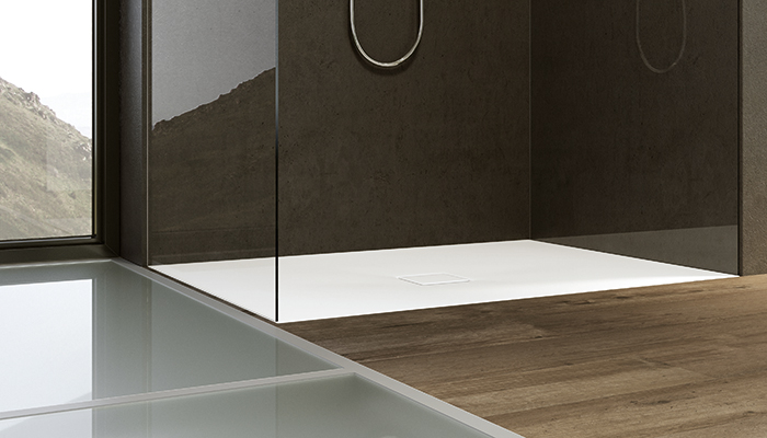 Kaldewei’s Conoflat super flat and slimline shower tray is just 3.5mm measuring 900mm x 1000mm and will suit a discerning customer looking for a minimal look in the bathroom – made from 100% recyclable robust steel enamel creating a luxurious finish