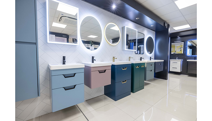 Inside the 5,000sq ft product showroom at Sonas Bathrooms’ Dublin HQ