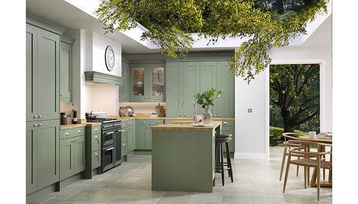 Moores launched the Reed Green colour in its Kensington collection this year