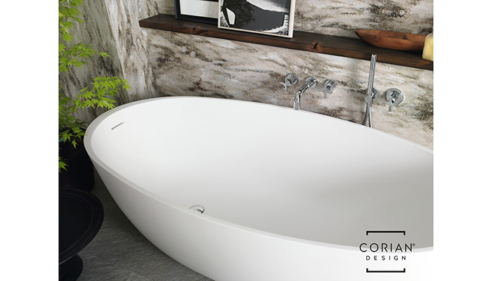 Bath in Corian Solid Surface Delight 8430