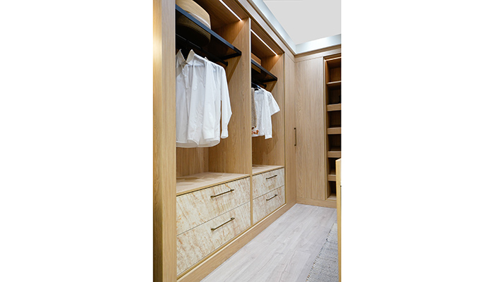 Daval Lugano Open Dressing Room Double Wardrobes