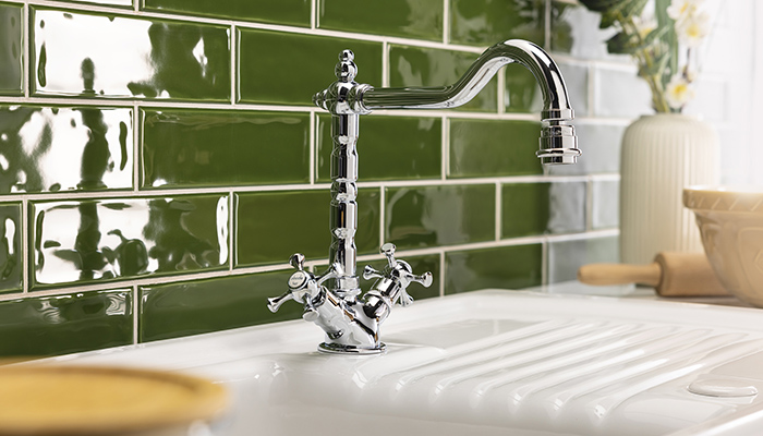 Abode's Melford Monobloc tap in Chrome