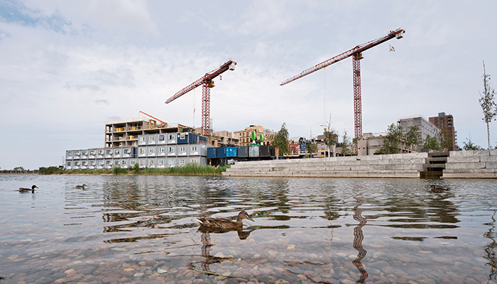 Work in progress at the UN17 Village