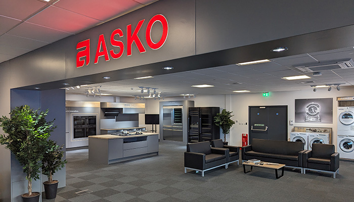 ASKO’s 3,000sq ft showroom in Stoke-on-Trent opened in 2022