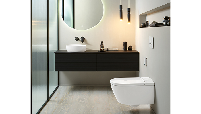 ViClean-I 200 by Villeroy & Boch is a new addition to its range of shower toilets and includes an adjustable dryer nozzle that dries much more efficiently than a simple dryer fan. Sensor-controlled user recognition and a heated seat make this a luxurious choice