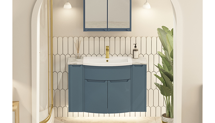 The Kirby vanity unit from Atlanta Bathrooms' Fitted Collection