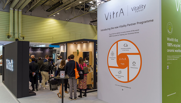 VitrA introduced its new Vitality Partner Programme on its stand at KBB Birmingham