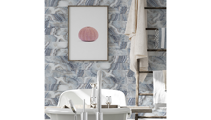 Ziba Agatha by Da Vinci Cerámica wall tiles are available in 6 designs and measure 10 x 60cm