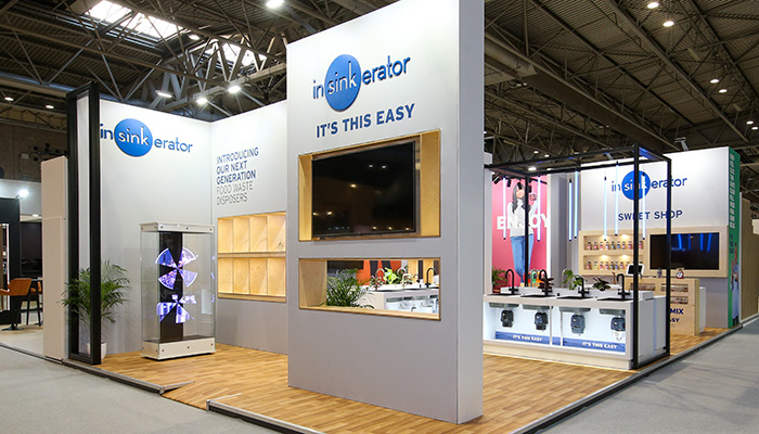 InSinkErator used its stand at KBB Birmingham 2024 to preview its Next Generation of food waste disposers