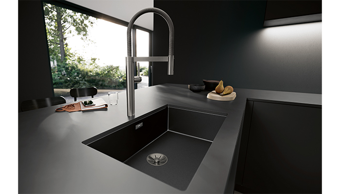 The new Dark Steel Edition of the Blanco Claron sink