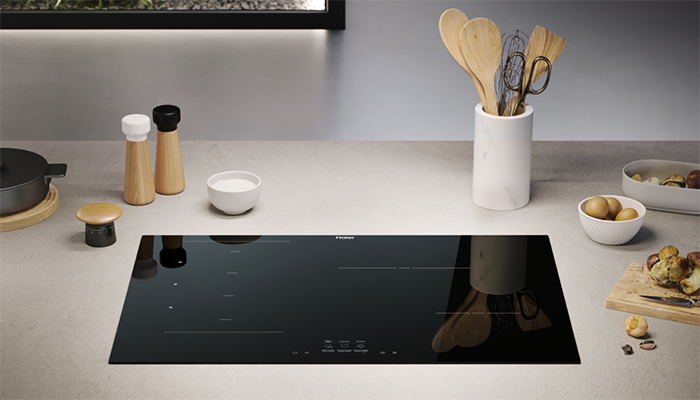 The ID Series Cooktop from Haier uses the latest Bionicook technologies. These advanced innovations maximise the functions of the induction cooktops showcased with the hOn app to increase customisation of these appliances