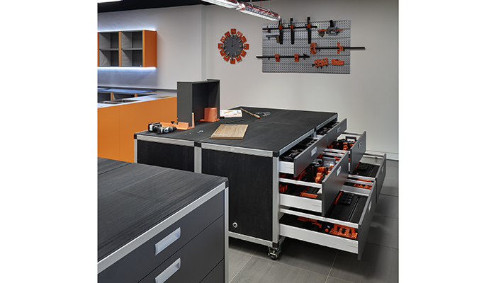 Blum continually invests in the UK market and regularly updates its Experience Centre with new, interactive displays