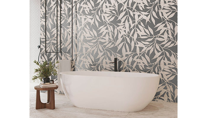 Perla Venata Gris Silver tile by Azteca (60 x 120cm)