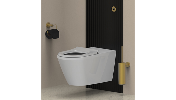 Bathroom accessories were recently added to the contemporary Gosfield collection to provide customers with a complete range of design-led, accessible products