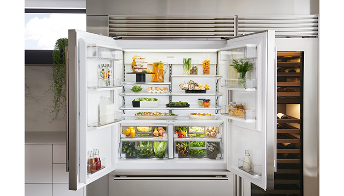 Sub-Zero & Wolf’s Classic refrigeration collection includes a NASA inspired air purification system that effectively scrubs the air of Ethylene – the gas that causes fruit and vegetables to ripen – every 20 minutes, slowing the rate of food spoilage 