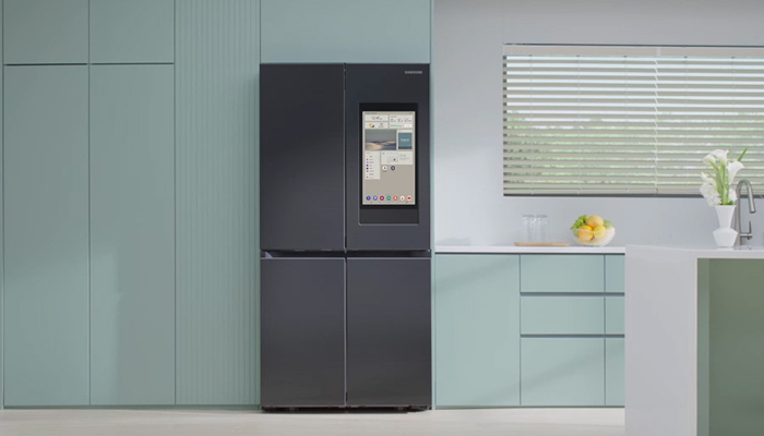 Samsung’s Family Hub fridge-freezers use an internal camera connected to  the SmartThings App, to manage  the contents of the fridge including sending images of what is in the door bins. These models can suggest relevant recipes and help customers manage 'use by dates'