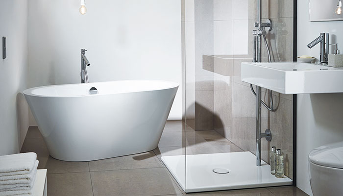 Kbocus Small On Capacity But Big Style Baths For Eco Conscious Clients - Small Bathroom With Separate Shower And Bath